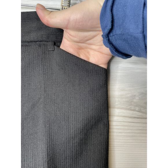 BCX Dress Pants Womens 9 Black Straight Leg Career Work Office Stretch Pockets - Picture 4 of 8